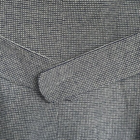 Armani Collezione Vintage Black/White Cropped Blazer Size 16 Asymmetrical Lined - Picture 6 of 13